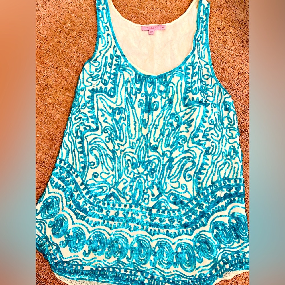 Sequined Tunic From Calypso St. Barth. - image 1